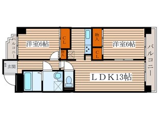 パストラーレの物件間取画像